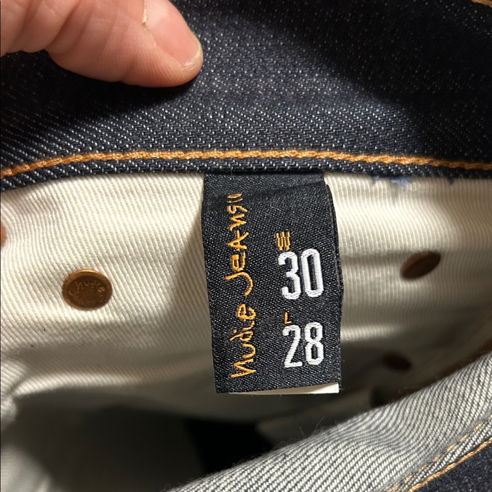 Nudie Jeans Dark Blue Denim